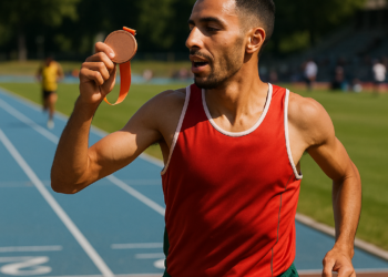 Attaoui se lleva un bronce de ley en la final de los 800 metros