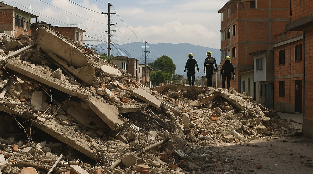 Asciende a 240 cifra de muertos por sismo en Colombia