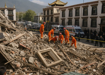 China elevó la cifra de muertos a 16 en Tíbet por la riada mientras los rescatistas buscan salvar vidas a contrarreloj