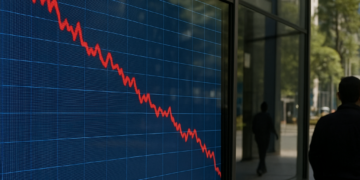 BMV inicia la semana con pérdidas; Orbia y sector aéreo lideran los descensos