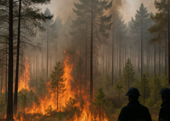 Bélgica combate su mayor incendio forestal mientras las llamas amenazan la frontera con Alemania