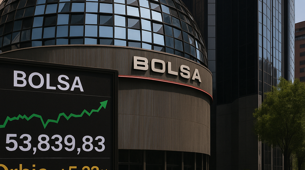 Bolsa mexicana avanza tras dos caídas; destacan acciones de Orbia