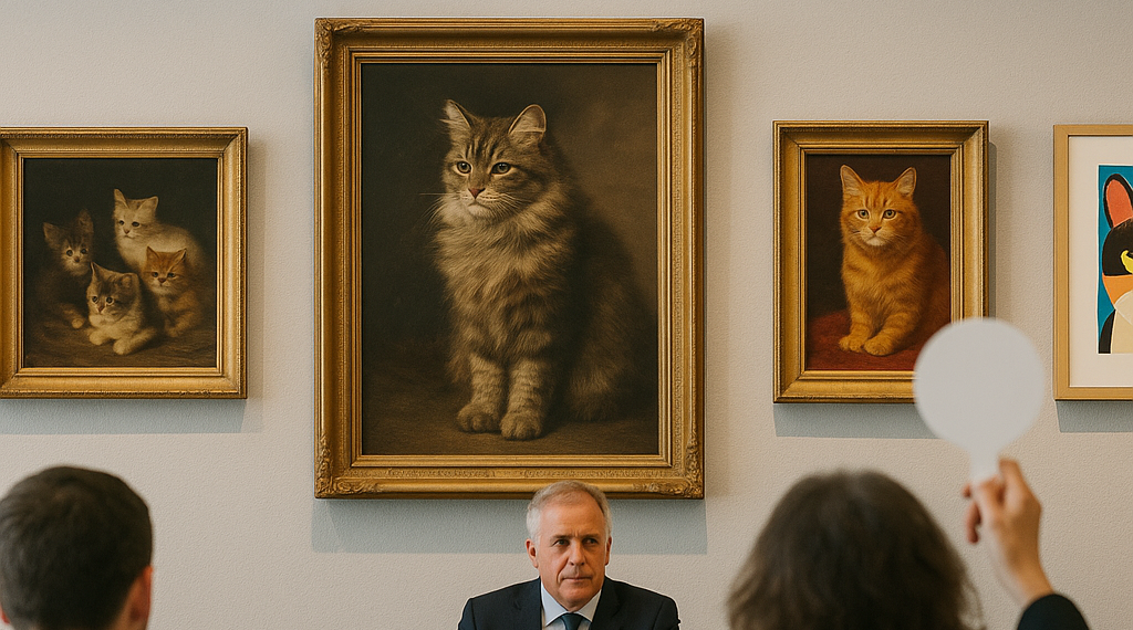 Bonhams to sell Sandy Lerner cat-themed collection of art and design