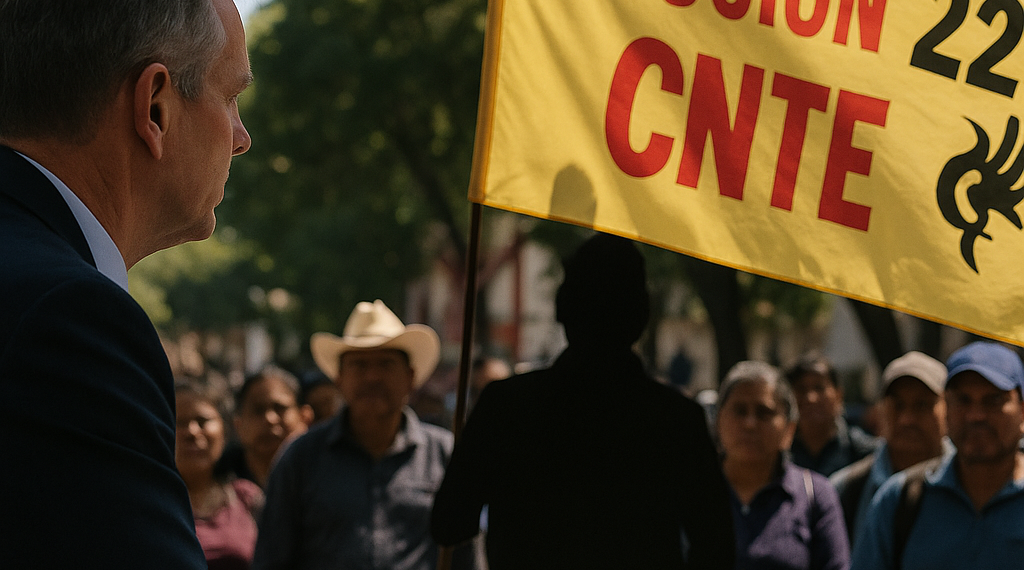 Se reúne CSP con miembros de la Sección 22 de CNTE