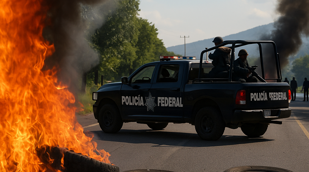 Cae líder de cártel en Michoacán; desatan narcobloqueos