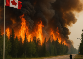 Canadá declara estado de emergencia por voraz incendio; hay más de 20 mil evacuados