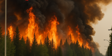 Canadá declara estado de emergencia por voraz incendio; hay más de 20 mil evacuados