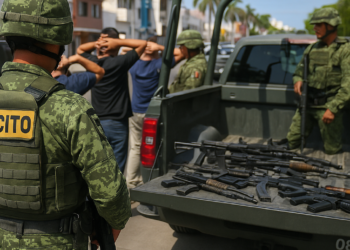 Detienen a 28 con arsenal durante operativo en Mazatlán
