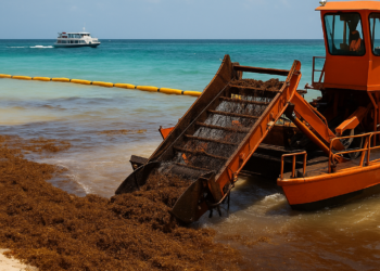 A medida que sargazo se acumula, el Caribe apuesta por embarcaciones, barreras y biocombustibles