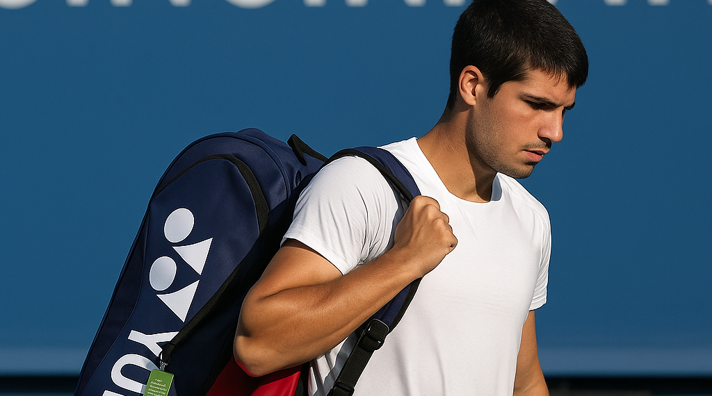 Carlos Alcaraz renuncia a participar en el Open de Cincinnati