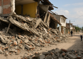 Provoca desastre sismo en Colombia