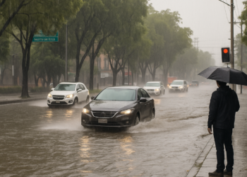 Provocan lluvias inundaciones en CDMX