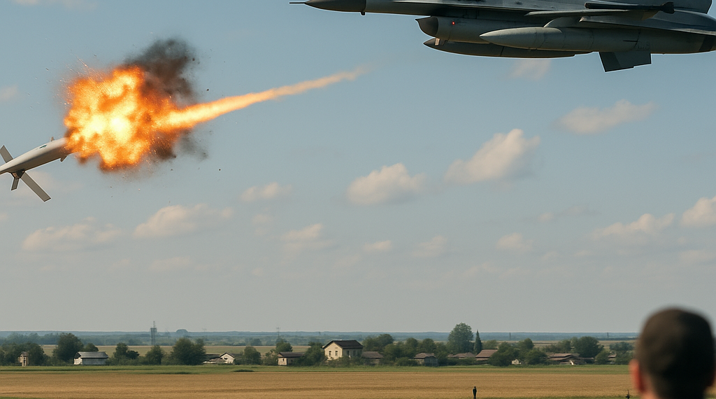 Un avión caza de la OTAN derriba dron en Rumania