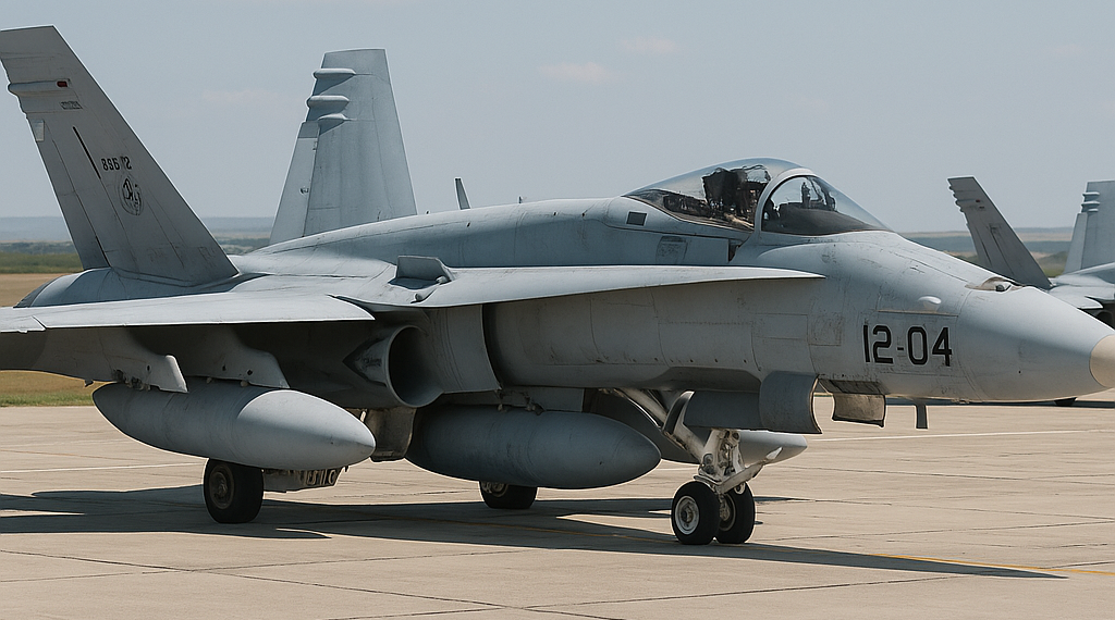 Dos cazas F-18 españoles de la OTAN en Rumanía despegan por alerta de dron en linde con Ucrania
