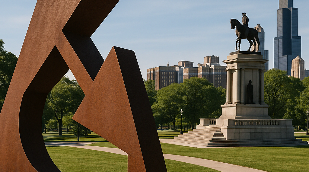As Chicago rethinks its monuments, an artist surrounds George Washington with ‘Other Washingtons’