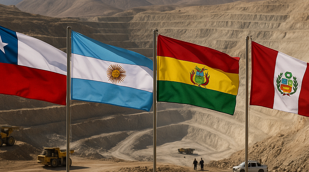 Chile, Argentina, Bolivia y Perú firman una declaración conjunta sobre minerales estratégicos
