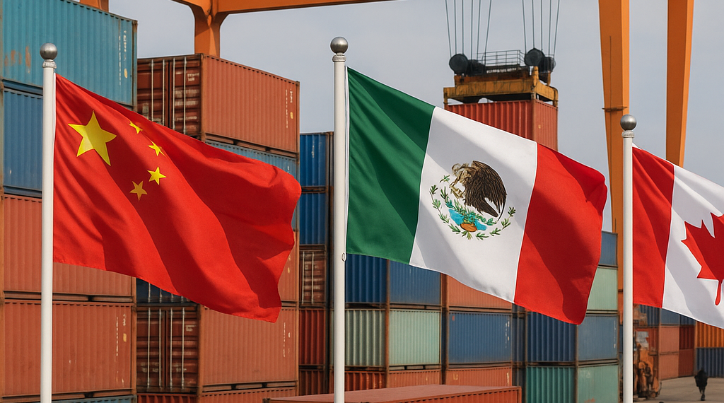 China niega que utilice a México y Canadá para evadir aranceles de EE.UU.