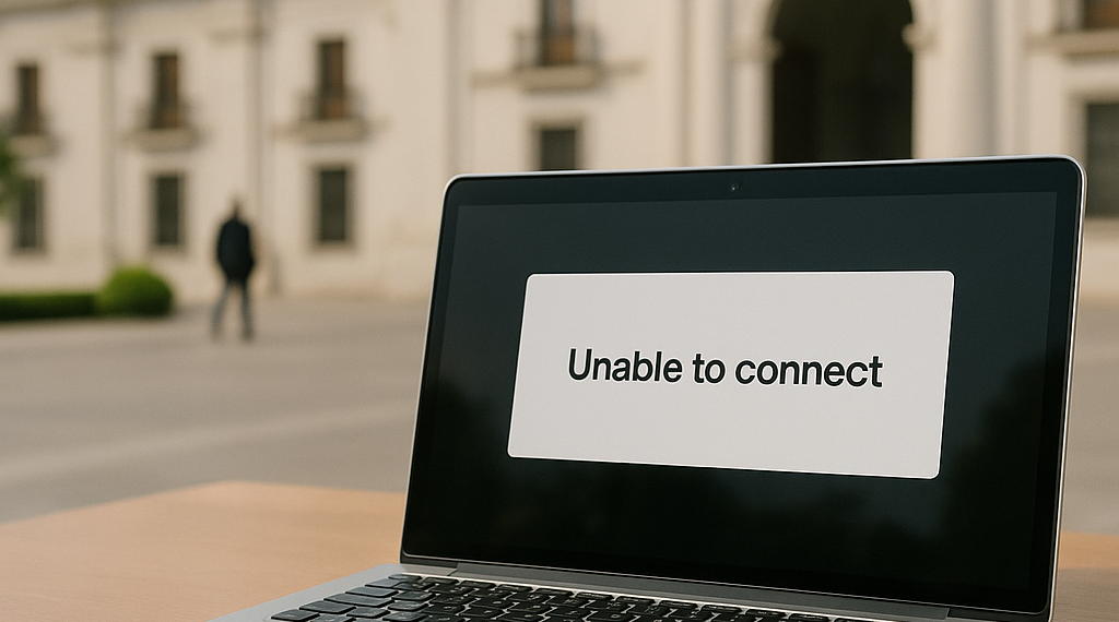 Se cae portal del Gobierno por corte de conectividad