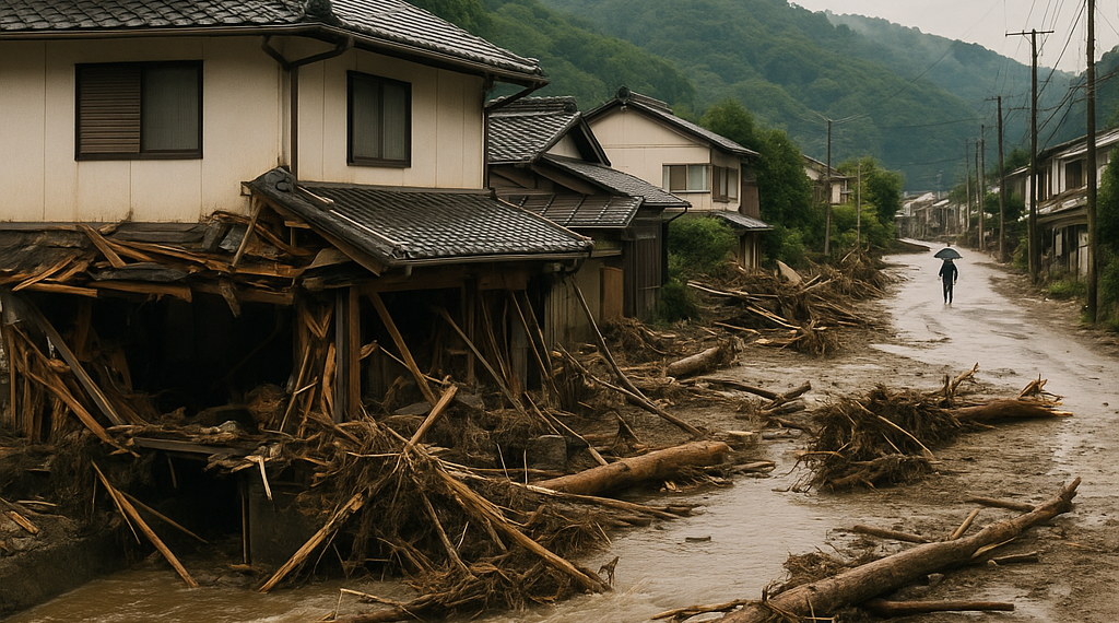 Al menos cinco muertos por lluvias torrenciales "sin precedentes" en Japón