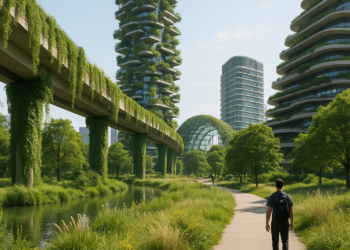 In solarpunk cities of the future, tech follows nature’s lead