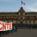 Claudia Sheinbaum recibe a la Sección 22 de la CNTE y blinda Palacio Nacional