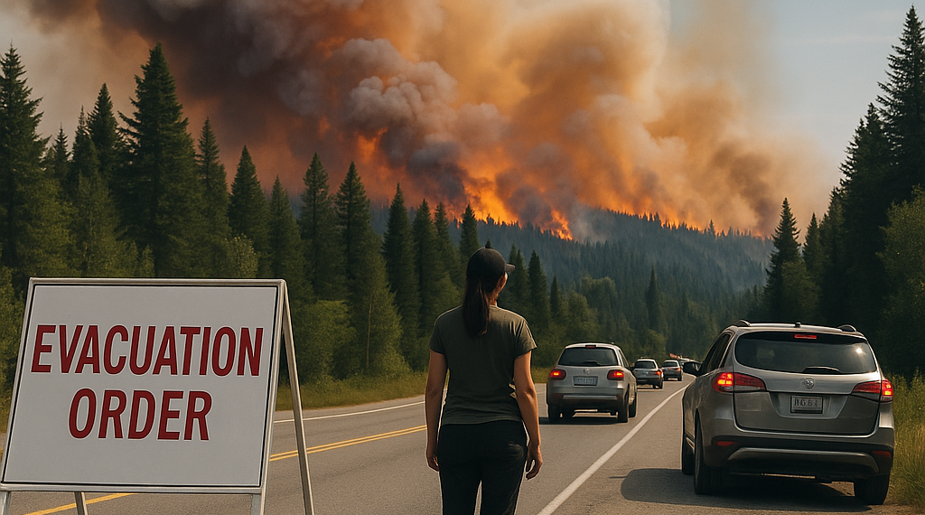 Distrito de Columbia Británica declara estado de emergencia y ordena evacuaciones por incendios