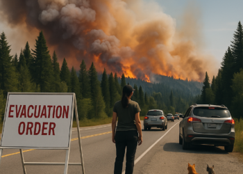 Distrito de Columbia Británica declara estado de emergencia y ordena evacuaciones por incendios