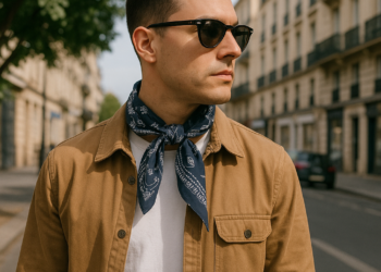 How to Wear a Handkerchief According to the Street Style Set