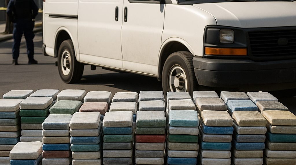 Aseguran 217 kilos de cocaína en camioneta en Tlalpan