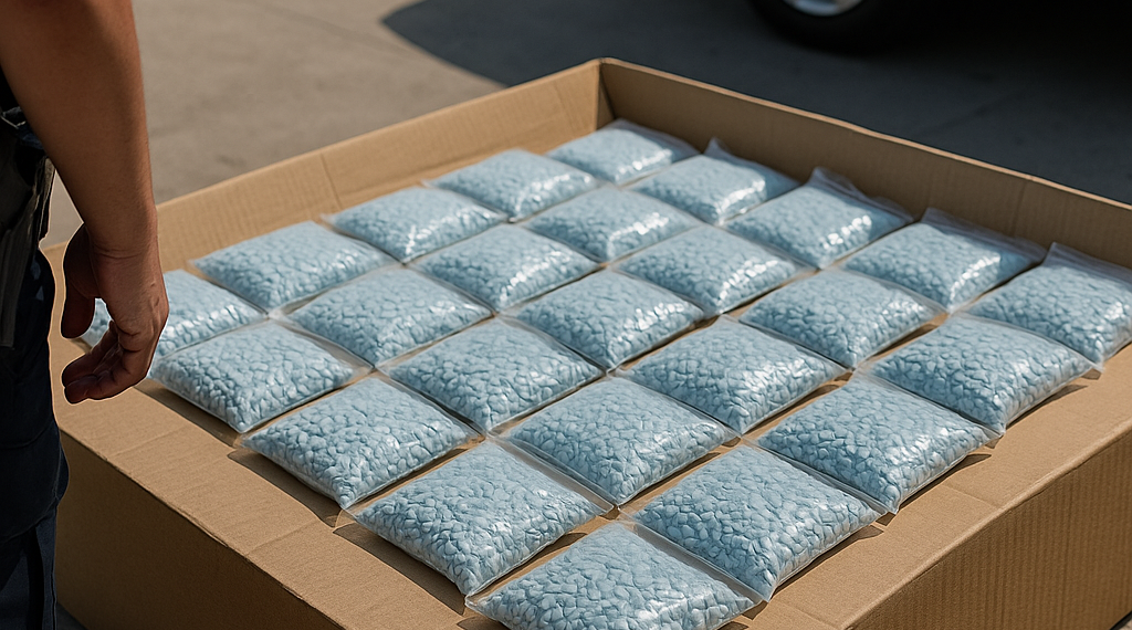 Aseguran 6 mil 858 pastillas con hidrocodona en AICM