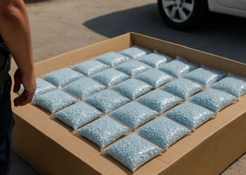 Aseguran 6 mil 858 pastillas con hidrocodona en AICM