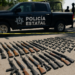 Decomisan en NL arsenal  procedente de EU
