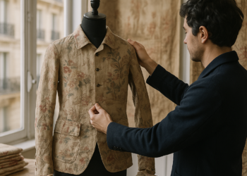 Meet the Parisian Designer Making Clothes Out of 200-Year-Old Fabric