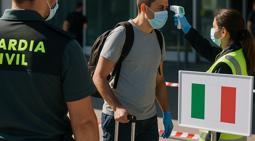 ¿Quiénes serán revisados? España aplica nuevos controles a viajeros de Italia