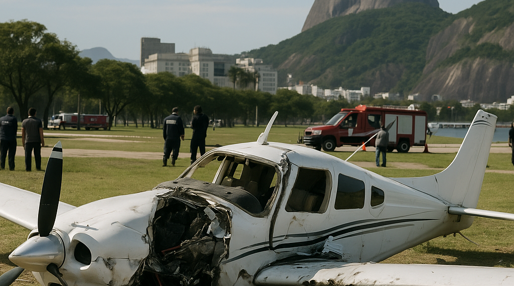 Cuatro muertos en Río de Janeiro al estrellarse un helicóptero turístico