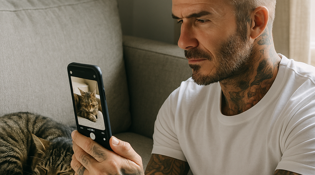 David Beckham Takes His Instagram Husband Duties Very Seriously