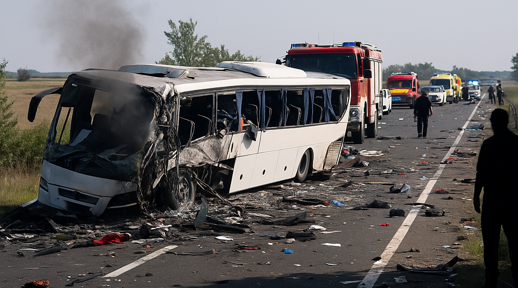 Más de una decena de muertos en un accidente de autobús en Hungría
