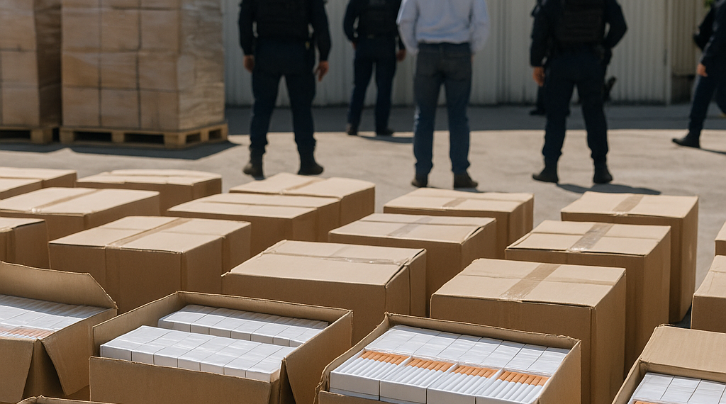 Aseguran 52.5 millones de cigarros pirata en Michoacán