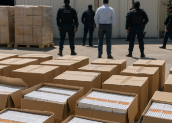 Aseguran 52.5 millones de cigarros pirata en Michoacán