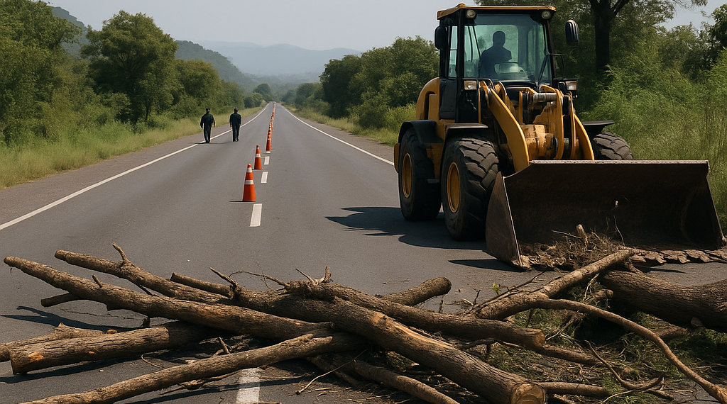 Liberan 26 puntos carreteros en Michoacán tras bloqueos