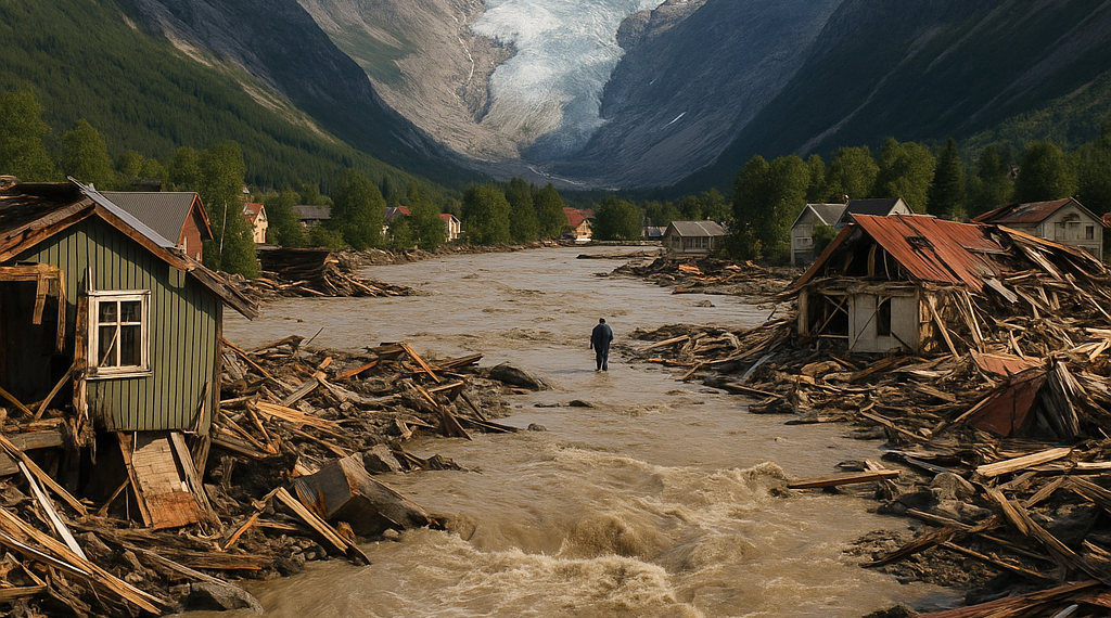 El colapso de un glaciar pudo desencadenar la mortal riada entre Nepal y el Tíbet