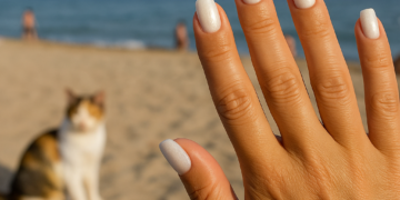 The End of Summer Calls for Coconut Chrome Nails