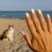The End of Summer Calls for Coconut Chrome Nails