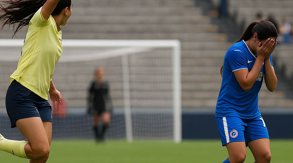 Humillación histórica del América Femenil al Cruz Azul
