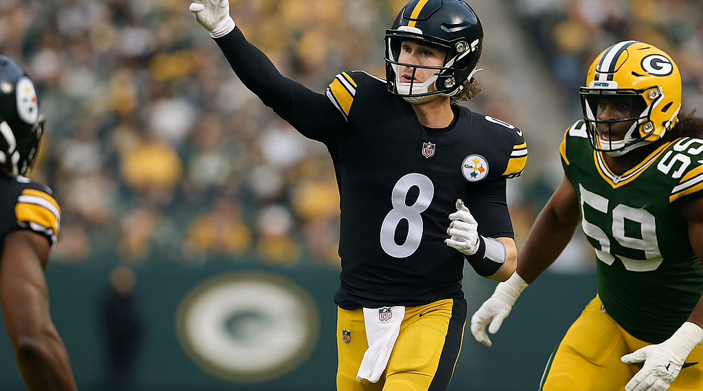 Brillan Steelers ante Packers y sin Rodgers