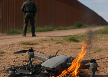 Derriba EU con láser 3 drones ligados a cárteles en frontera