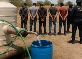 Aseguran pipas y detienen a seis por extracción irregular de agua en Puebla