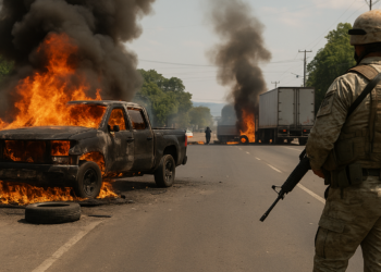 Capturan a líder del Cártel de Los Reyes en Michoacán; criminales responden con bloqueos e incendios