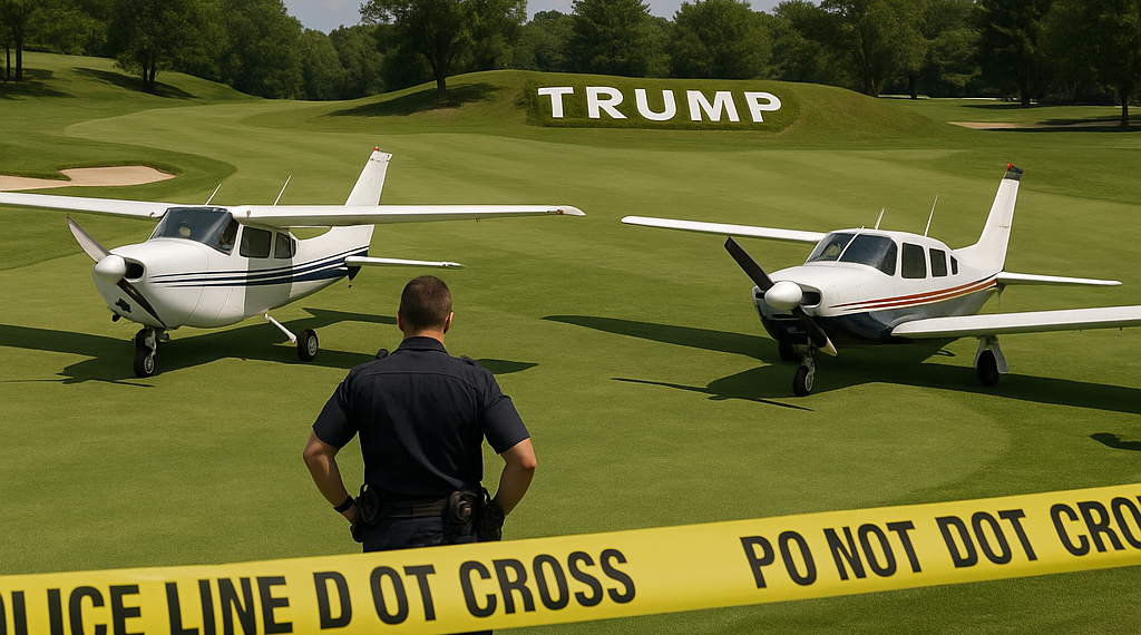 Interceptan dos aviones que violaron el espacio aéreo en el club de golf donde estaba Trump