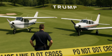 Interceptan dos aviones que violaron el espacio aéreo en el club de golf donde estaba Trump